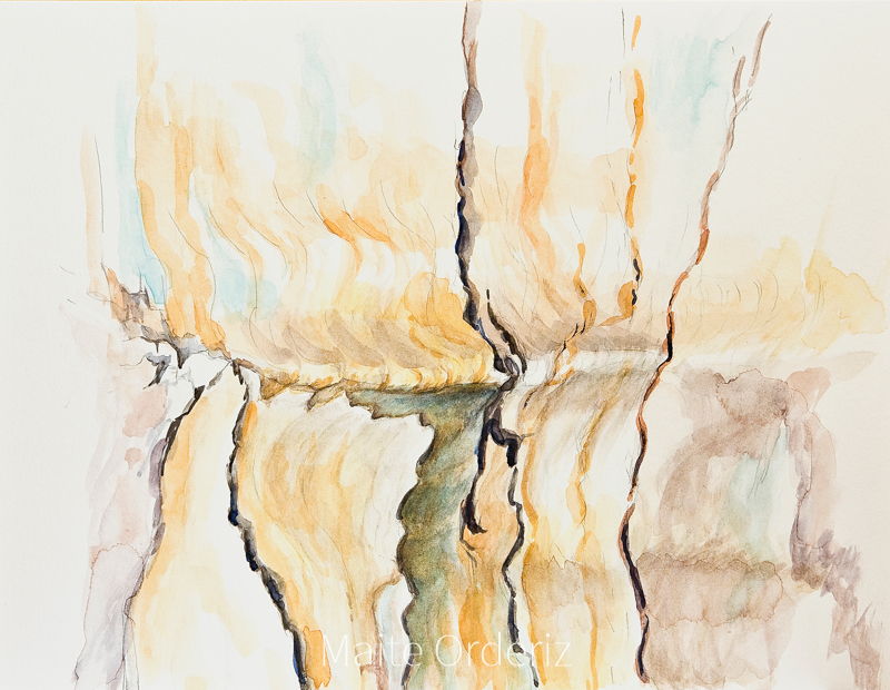 Cuadro de pintura abstracta 13
