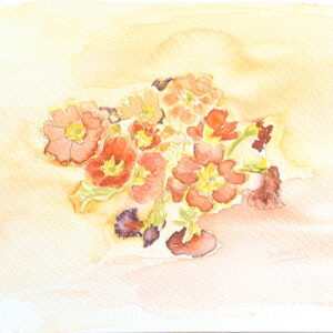 Cuadro paisaje flores 25