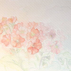 Cuadro paisaje flores 55