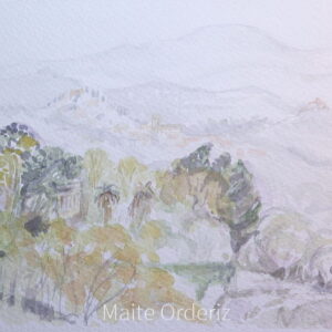 Cuadro paisaje bosques 01