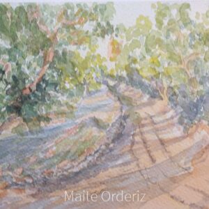 Cuadro paisaje bosques 02