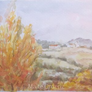 Cuadro paisaje bosques 03