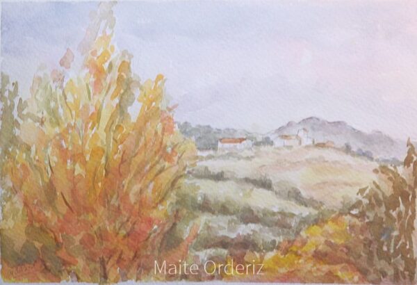 Cuadro paisaje bosques 03