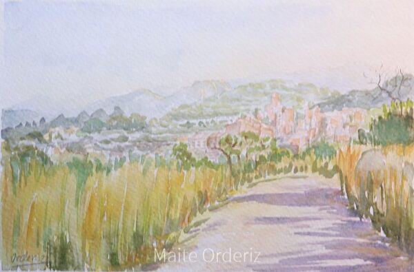 Cuadro paisaje bosques 04