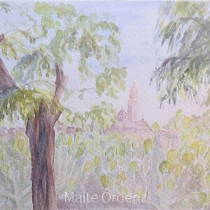 Cuadro paisaje bosques 07