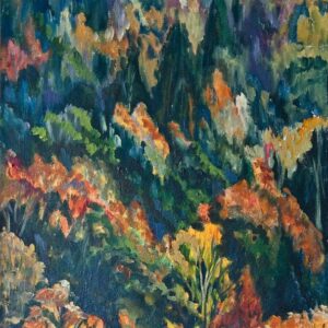 Cuadro paisaje bosques 10