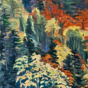 Cuadro paisaje bosques 15